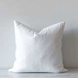 White Linen Pillow Cover 1 - PILLOWS - linen - neutral Rug & Weave Pillows