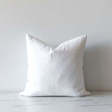 White Linen Pillow Cover 1 - PILLOWS - linen - neutral Rug & Weave Pillows