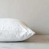 White Linen Pillow Cover 1 - PILLOWS - linen - neutral Rug & Weave Pillows