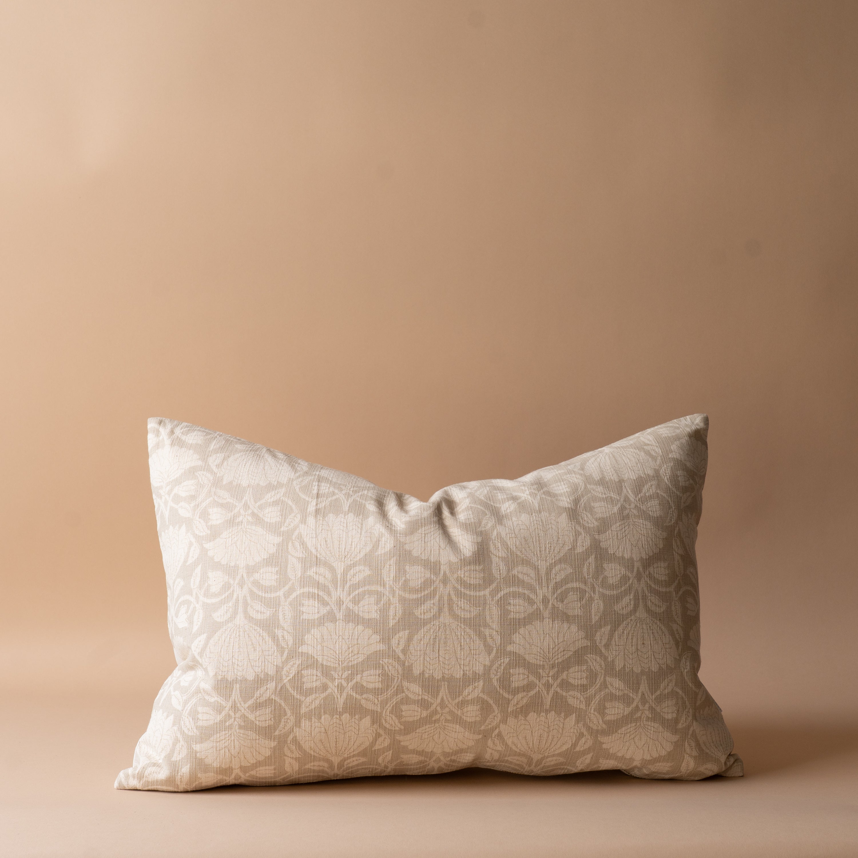 Lotus Pillow Cover 1 - PILLOWS - Thai - neutral Rug & Weave Pillows