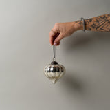 Silver Onion Ornament