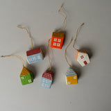 Paper Mache House Ornament