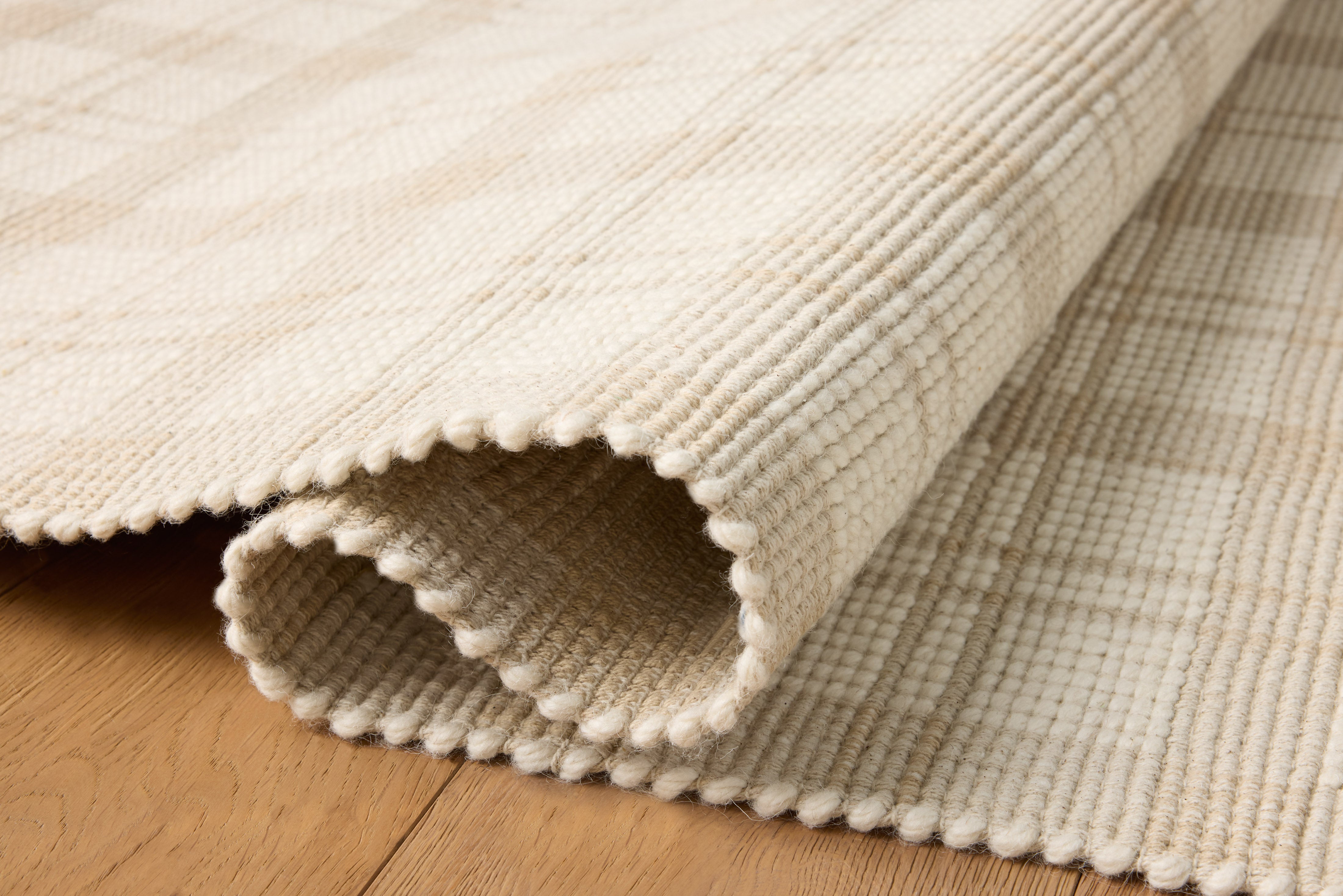 Magnolia Home by Joanna Gaines x Loloi Ryder Beige / Ivory Rug RUGS - cotton Loloi