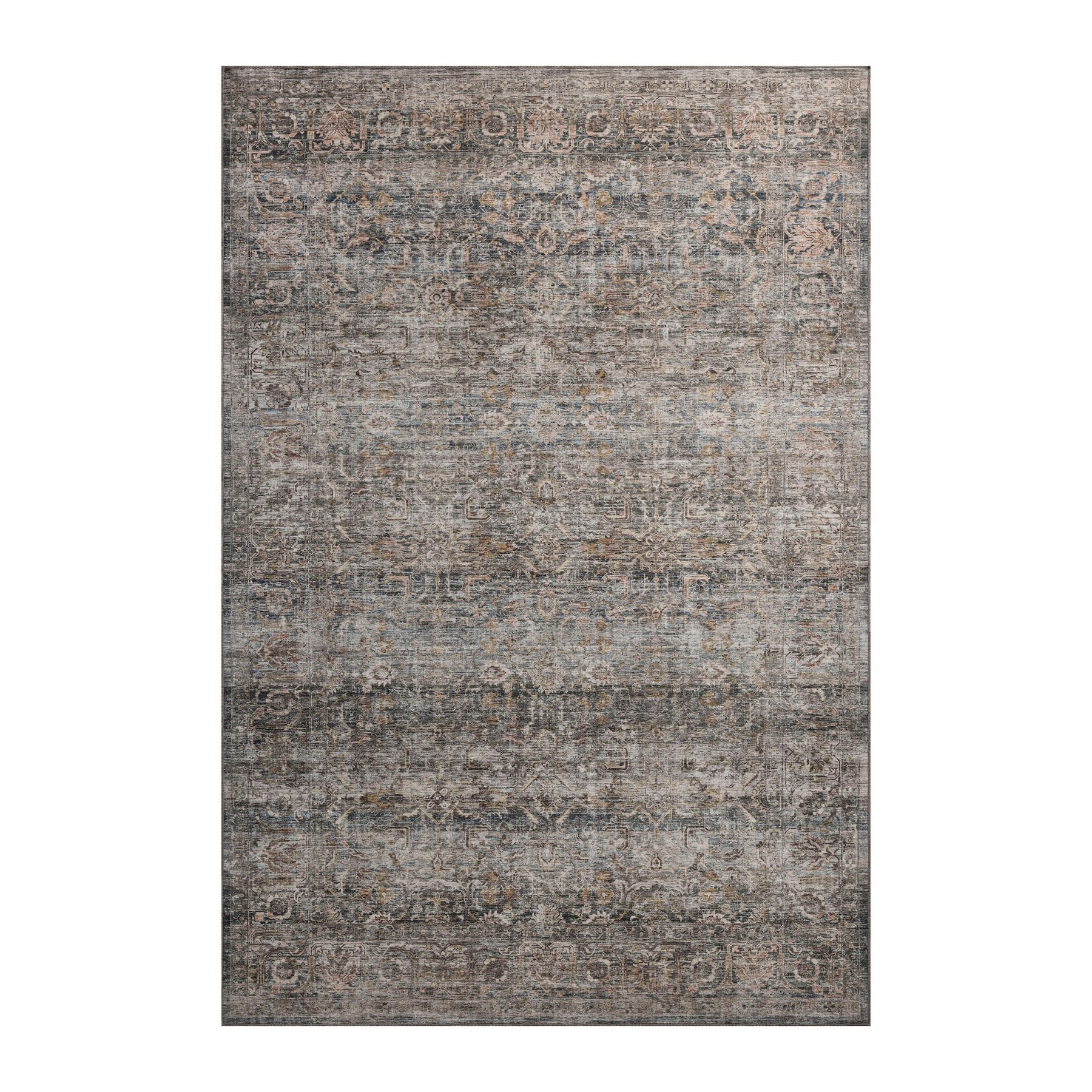FLOOR MODEL - Amber Lewis x Loloi Josie Dove / Gold - 7'6" x 9'6" RUGS - floor model Loloi