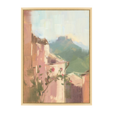 "Balcony of Roses" Framed Art Print ARTWORK - framed print Wendover Art Group