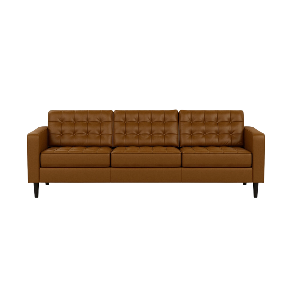 Reverie 92" Sofa - Classic Sahara Leather 1 - FURNITURE - sofa EQ3