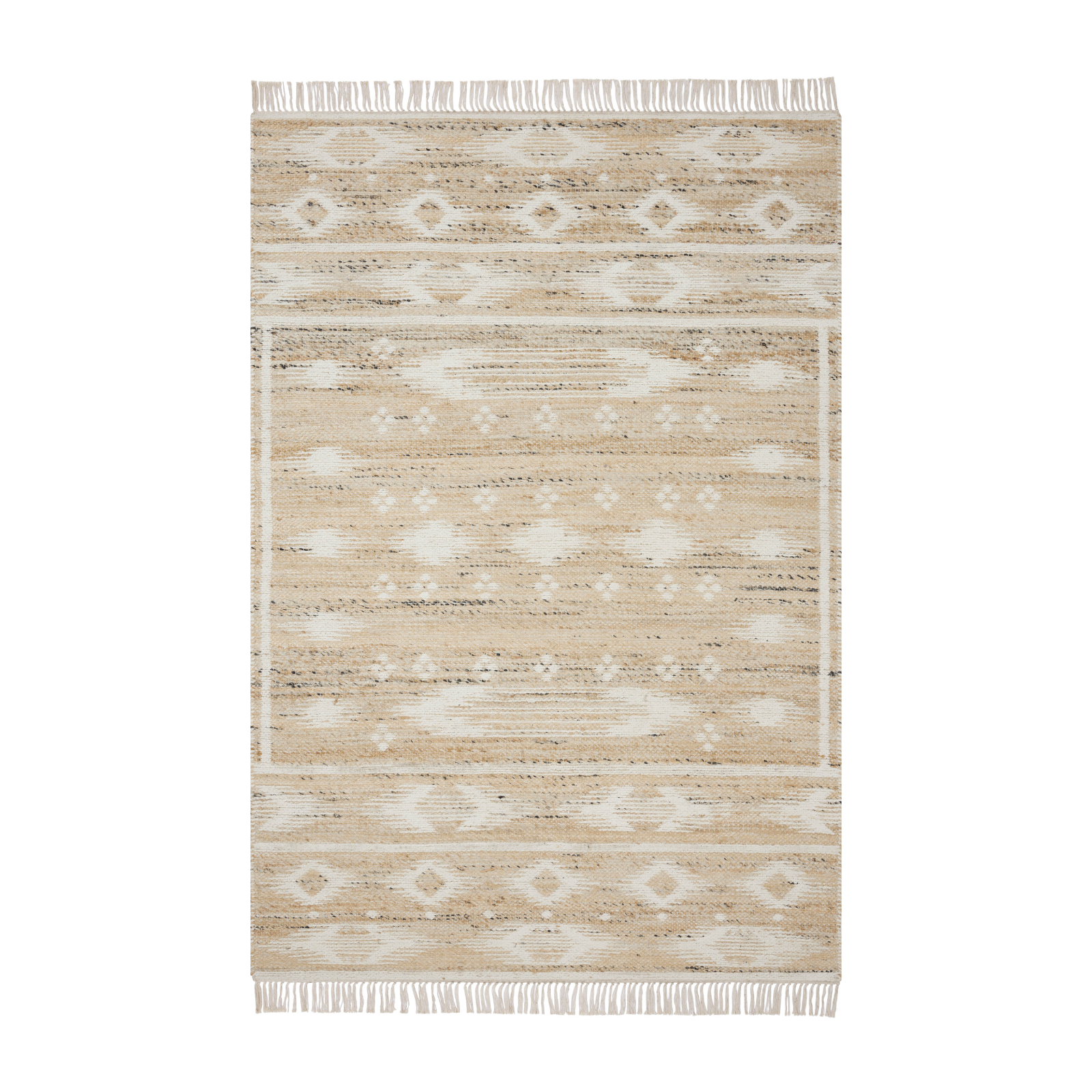 Angela Rose x Loloi Rivers Natural / Ivory Rug 0-RUGS-patterned Loloi