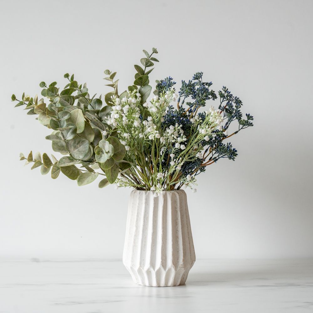 Faux Classic Eucalyptus Spray faux stem Tri W Imports