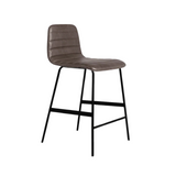 Gus* Modern Lecture Upholstered Counter Stool 12 - a - FURNITURE - bar/counter stool Gus Saddle Grey Leather