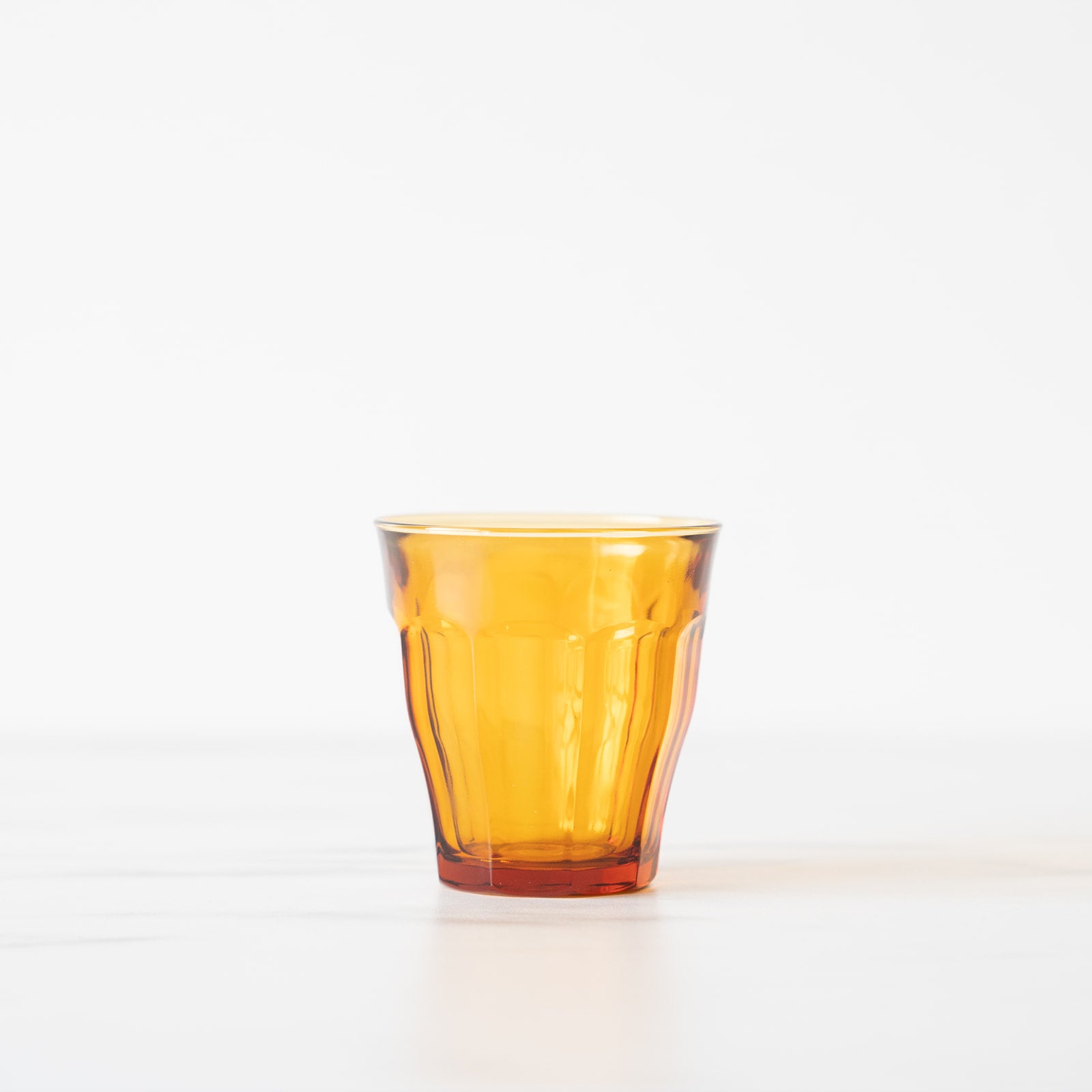 Short Amber Picardie Glass Tumbler glass tumbler Inter Continental Mercantile