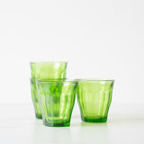 Short Green Picardie Glass Tumbler glass tumbler Inter Continental Mercantile