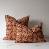 Sienna Block Print Pillow Cover 00-2 - PILLOWS - Block print - warm Rug & Weave Pillows