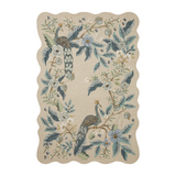 Rifle Paper Co. x Loloi Silhouette Blue Rug 0-RUGS - wool Loloi