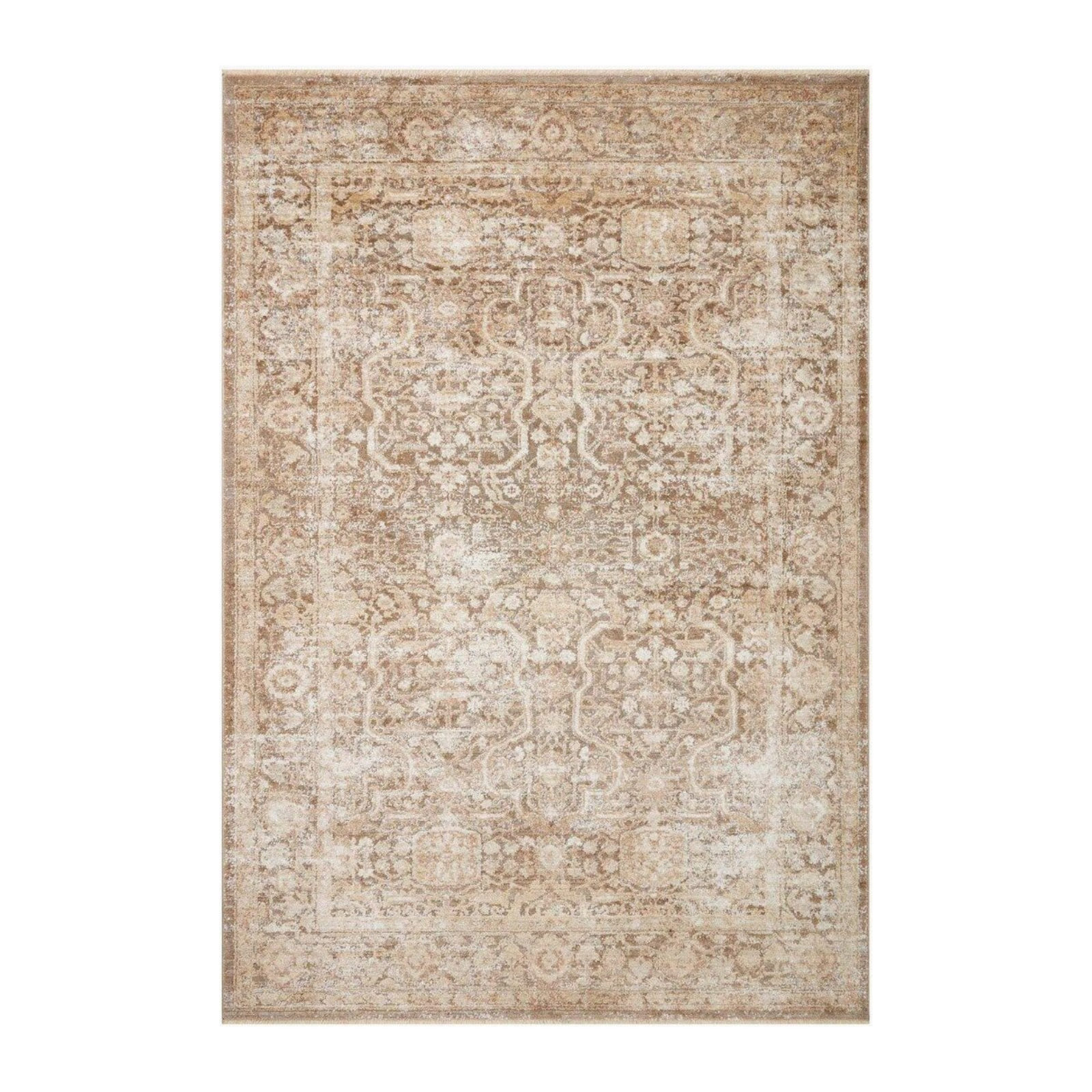 Loloi Sonnet Mocha / Tan Rug 0-patterned rugs Loloi