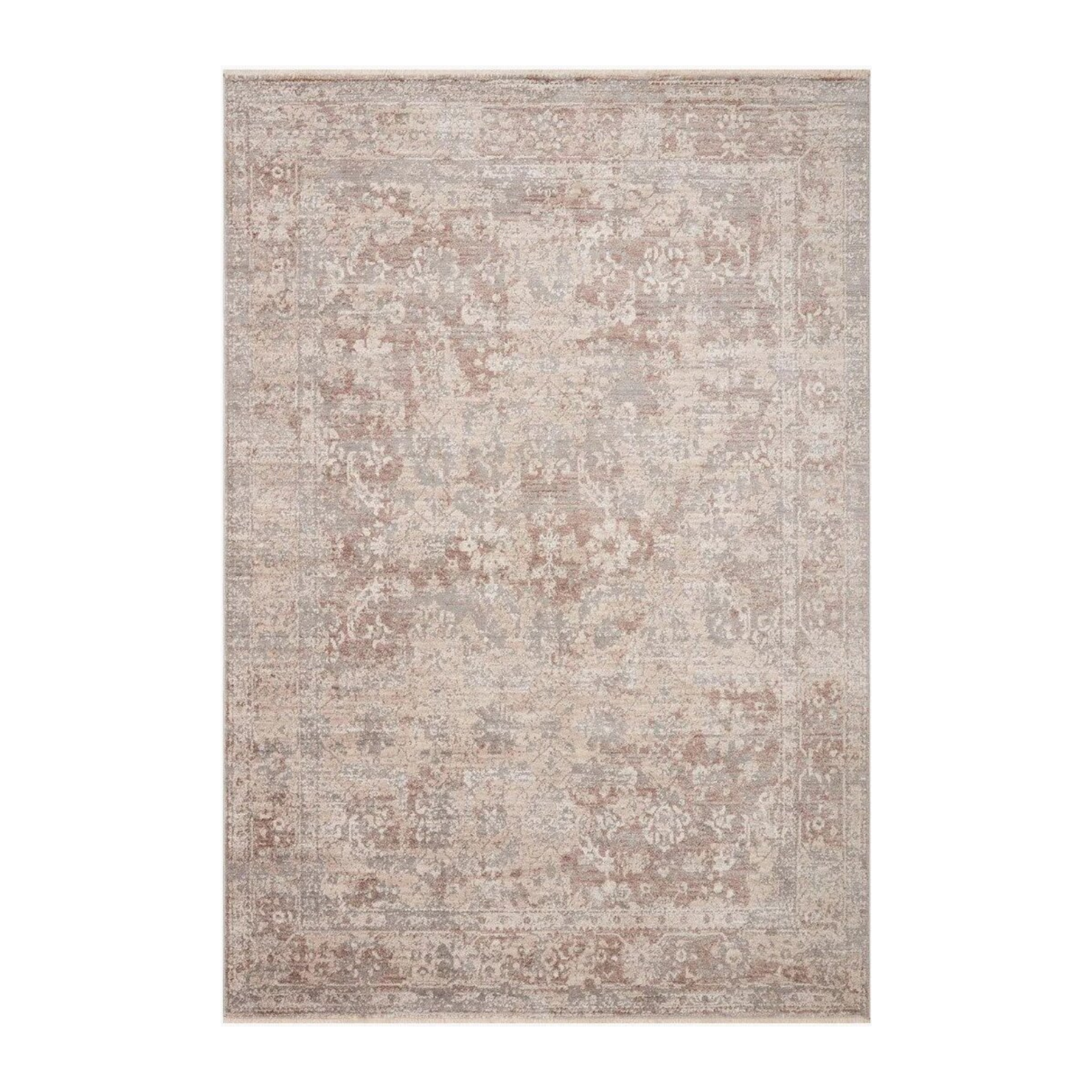 Loloi Sonnet Silver / Natural Rug 0-patterned rugs Loloi