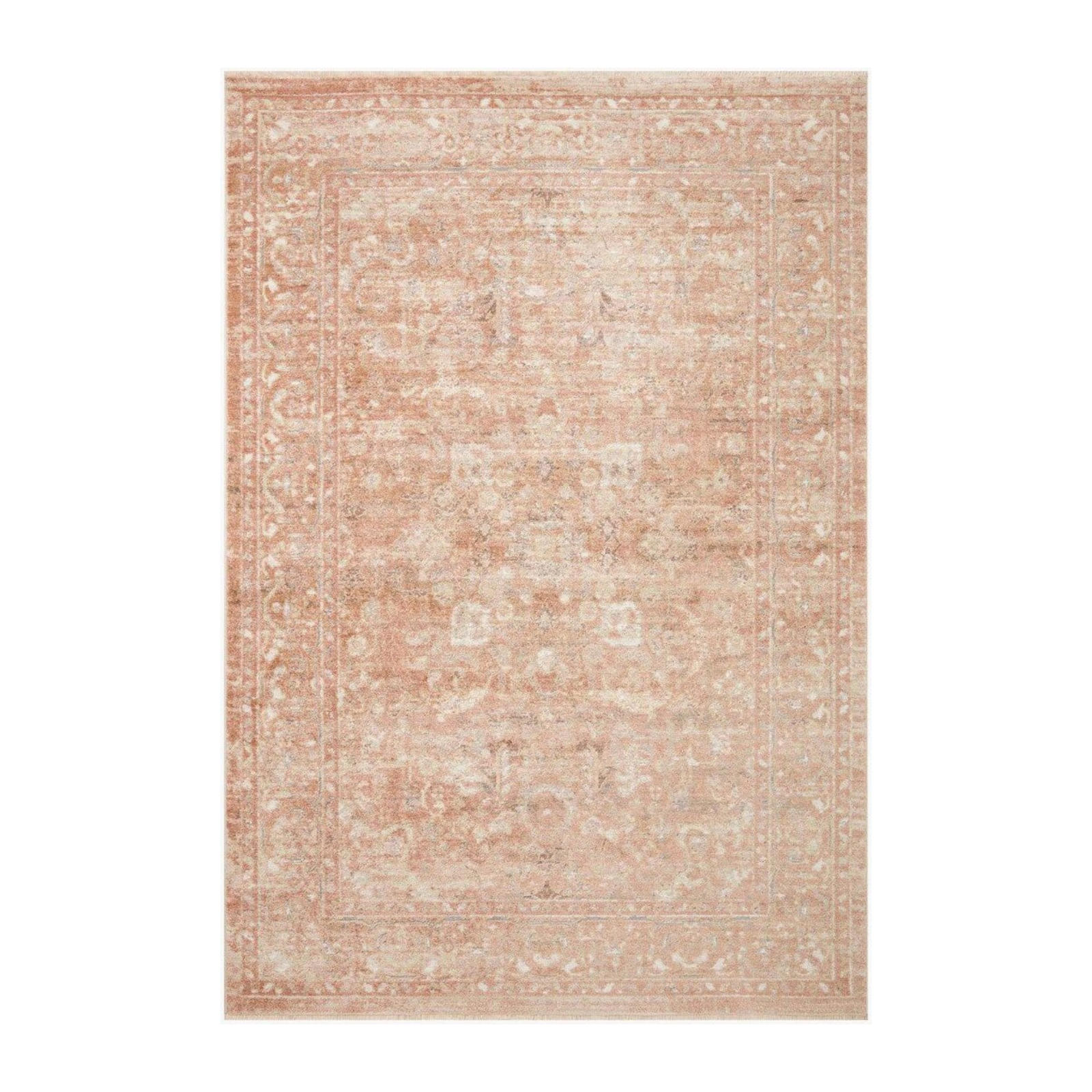 Loloi Sonnet Terracotta / Natural Rug 0-patterned rugs Loloi