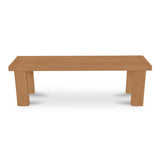 Malena Outdoor Dining Bench Furniture - dining benches Moe's Furniture Natural