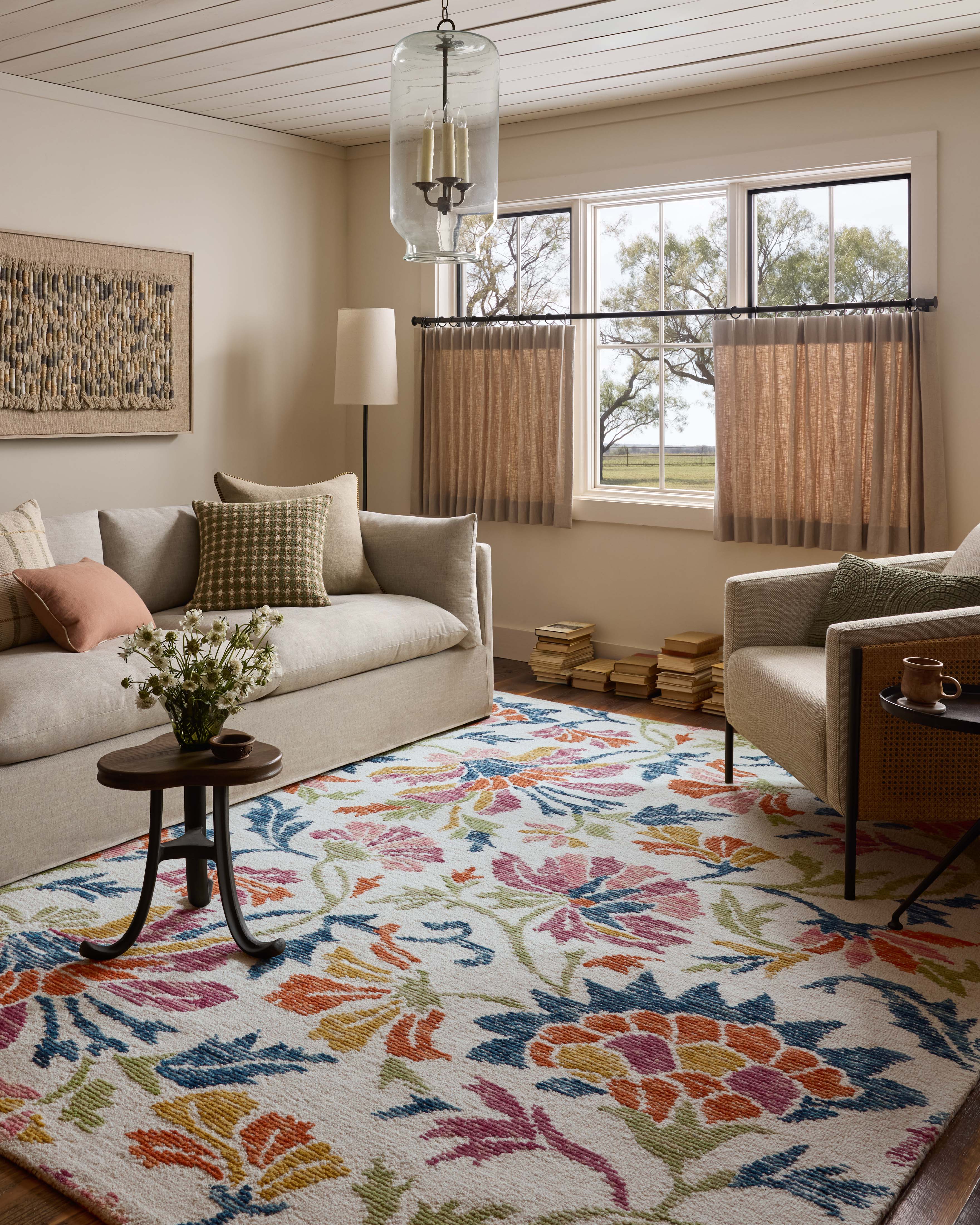 Loloi Tilly Ivory / Multi Rug RUGS - wool Loloi