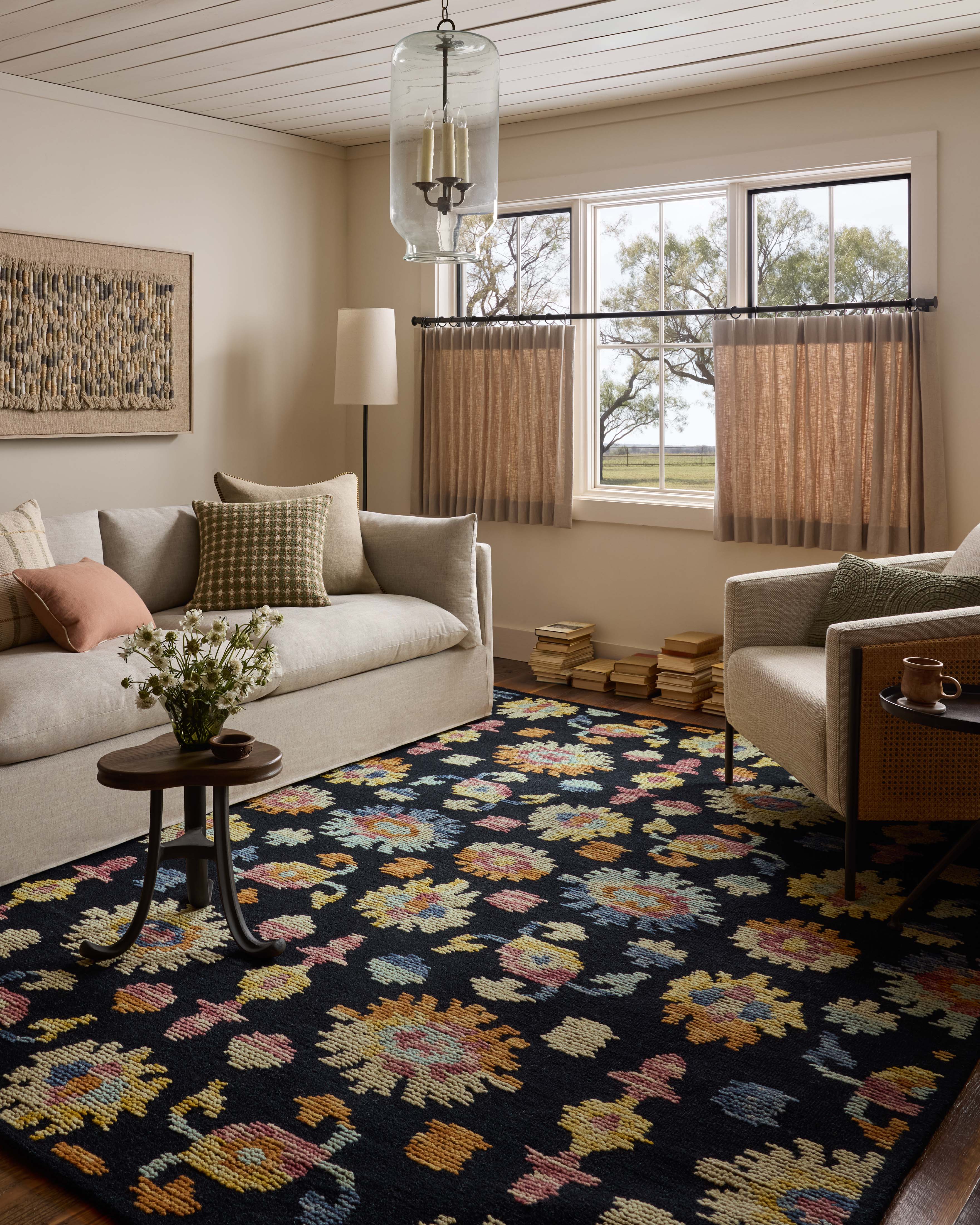 Loloi Tilly Midnight / Multi Rug RUGS - wool Loloi