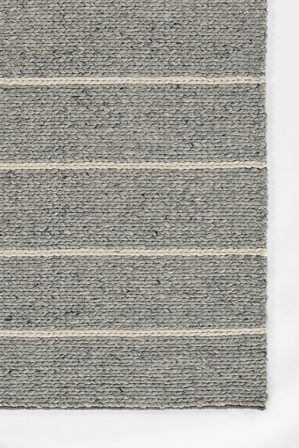 Strand Grey / Ivory Rug 0-rugs-wool Momeni