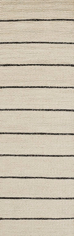 Strand Ivory / Black Rug 0-rugs-wool Momeni
