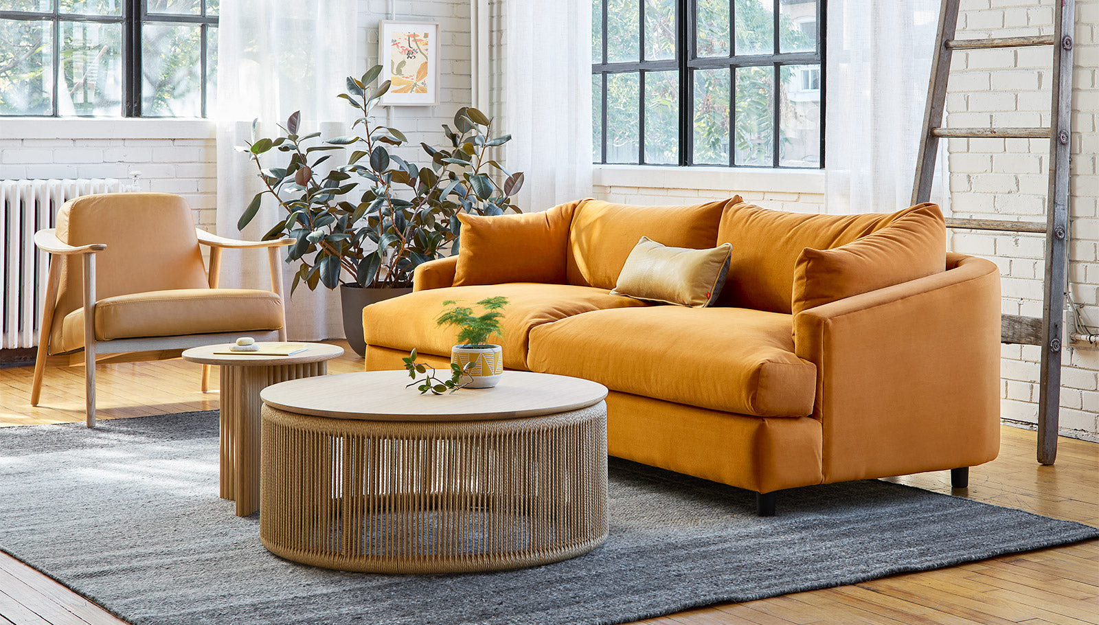 Gus* Modern Thalia 86" Sofa Sofas Gus