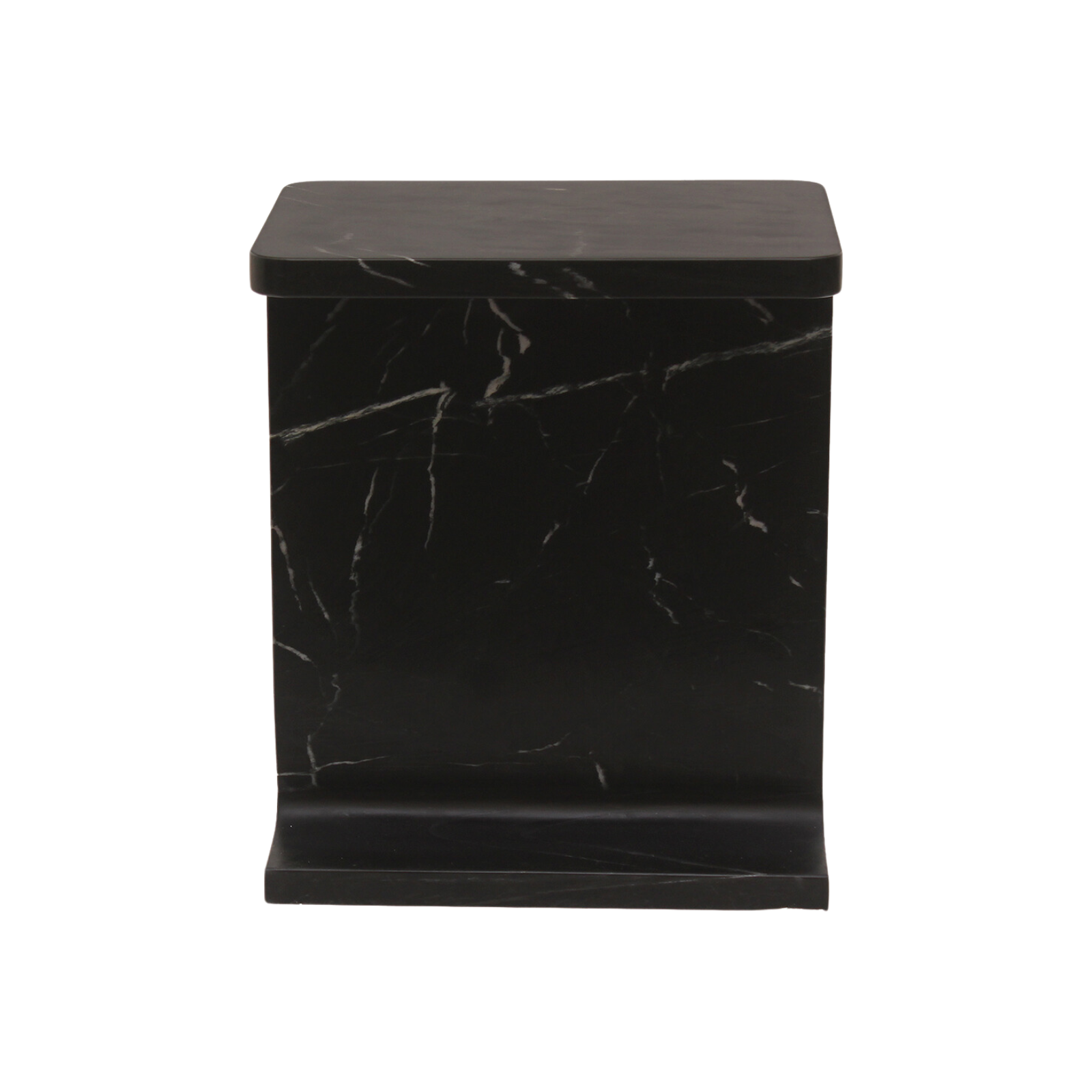 Tulla Marble Accent Table 4 - a - FURNITURE - accent table - wood Moe's Furniture Black