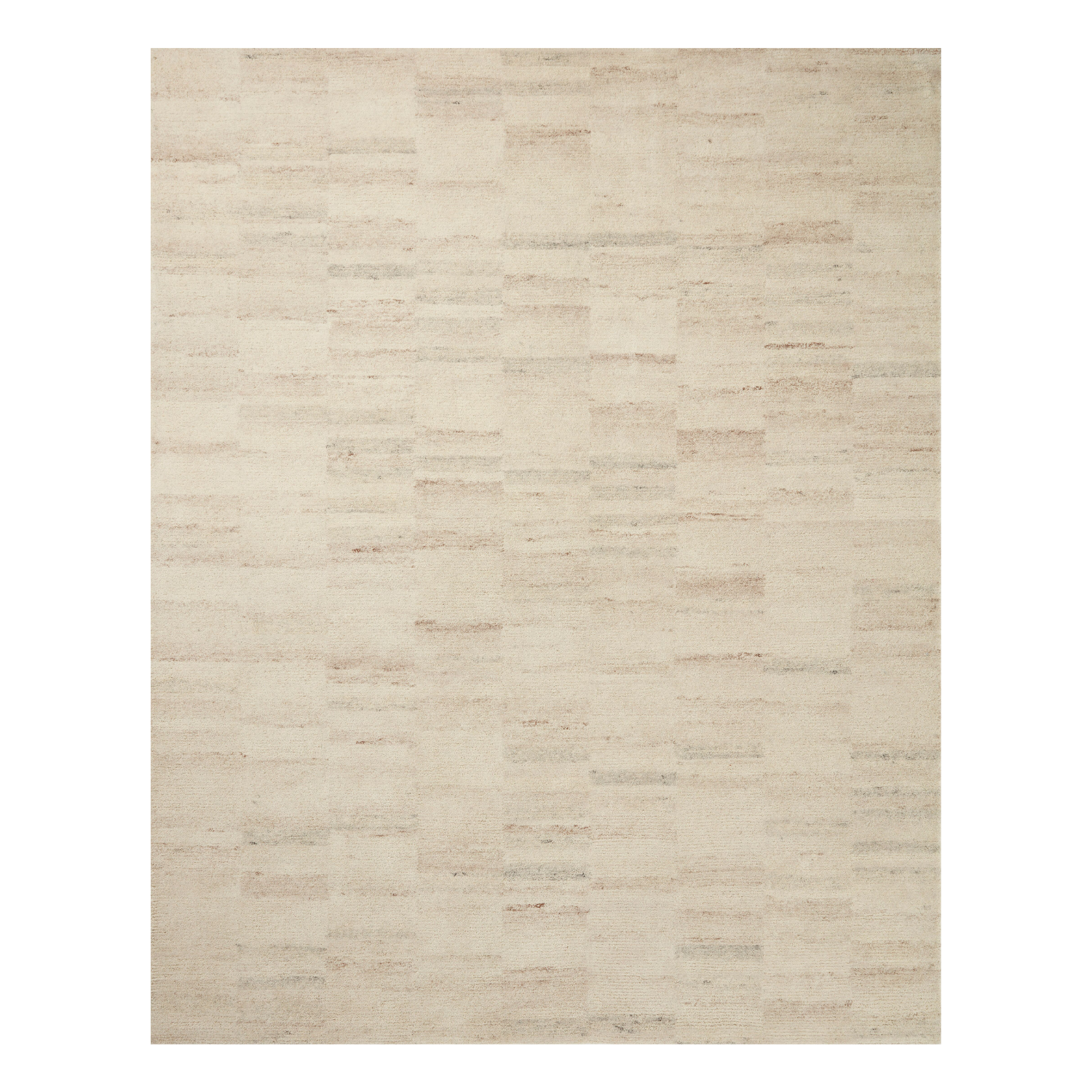 Amber Lewis x Loloi Rocky Natural / Fog Rug 1-natural fibre rugs Loloi