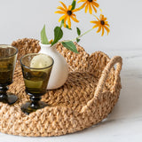 Round Scalloped Bankuan Trays tray Creative Co-op (DYA)