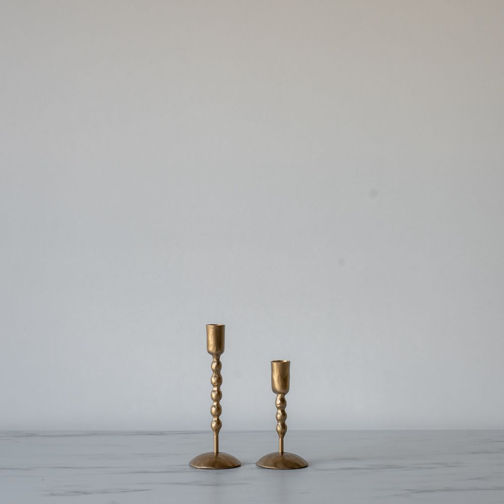 Taper Candle Holders with Bauble Detail candle holder Creative Co-op (DYA)