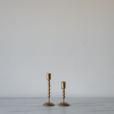 Taper Candle Holders with Bauble Detail candle holder Creative Co-op (DYA)