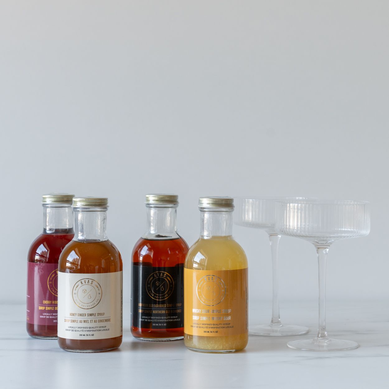 Kvas Simple Syrup - Honey Ginger drink mix Kvas Fine Beverage Co.