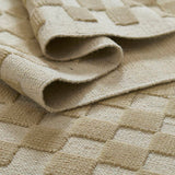 Willa Beige Checkerboard Rug 0-rugs-wool Momeni