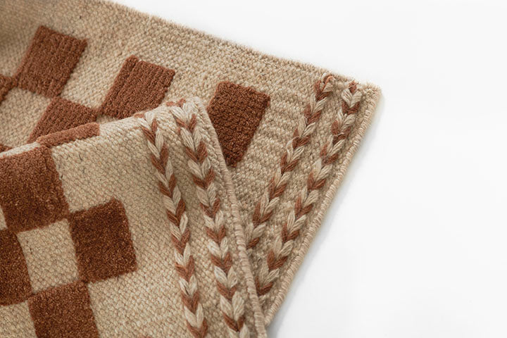Willa Brown Checkerboard Rug 0-rugs-wool Momeni