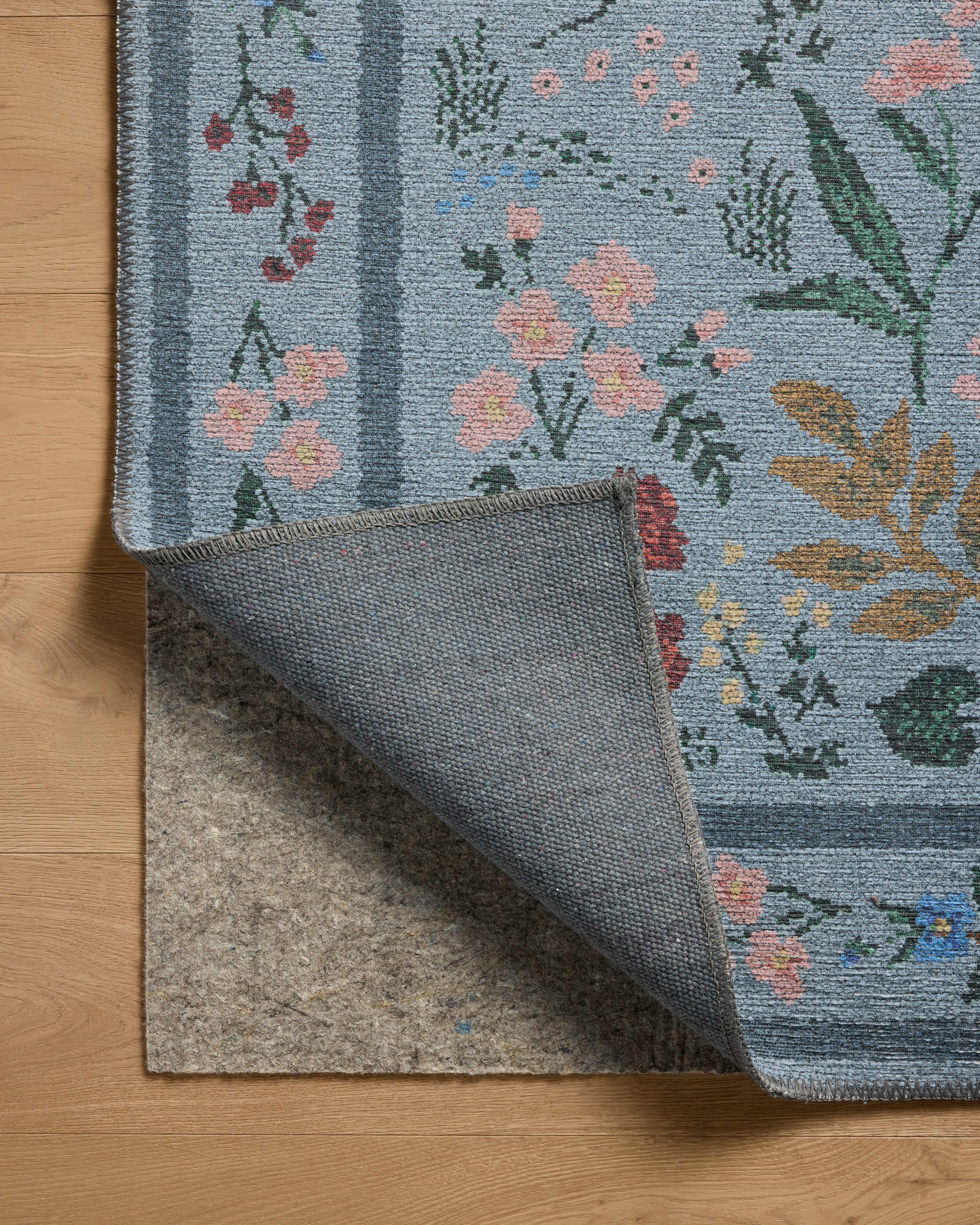 Rifle Paper Co. x Loloi Wildwood Blue Rug RUGS-patterned Loloi