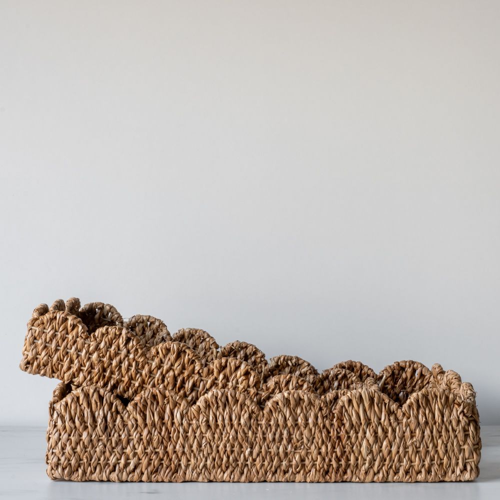 Scalloped Bankuan Trays tray Creative Co-op (DYA)