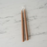 Classic 12" Taper Candles candle set Old Country Design (ShopZio) Nougat