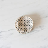 Stoneware Tree Pattern Bowl CHRISTMAS 2024 Creative Co-op (DYA)