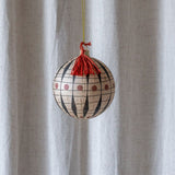 Round Paper Mache Ornament with Tassel CHRISTMAS 2023 Creative Co-op (DYA) No. 3
