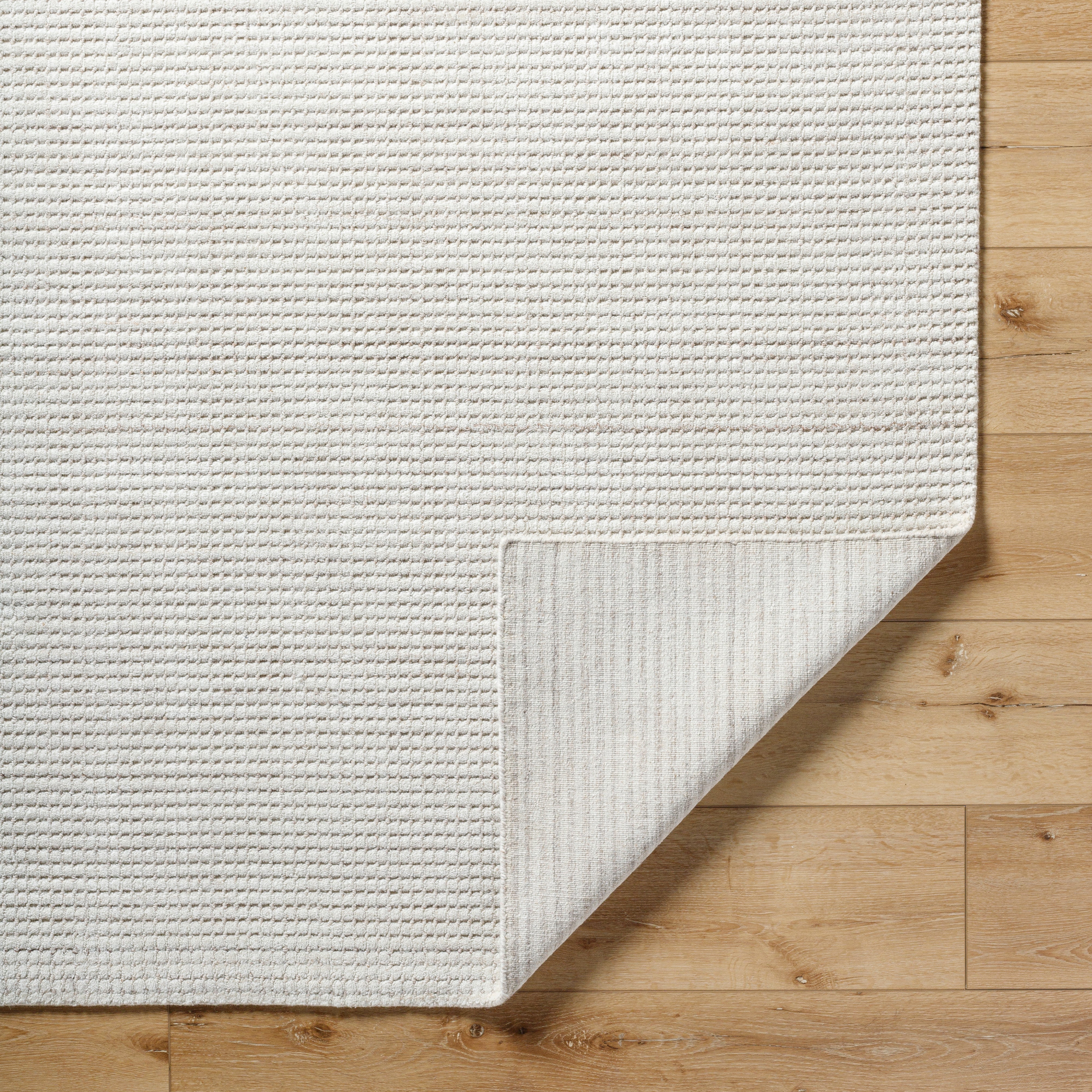 Boston Ivory Handwoven Rug RUGS - wool Surya