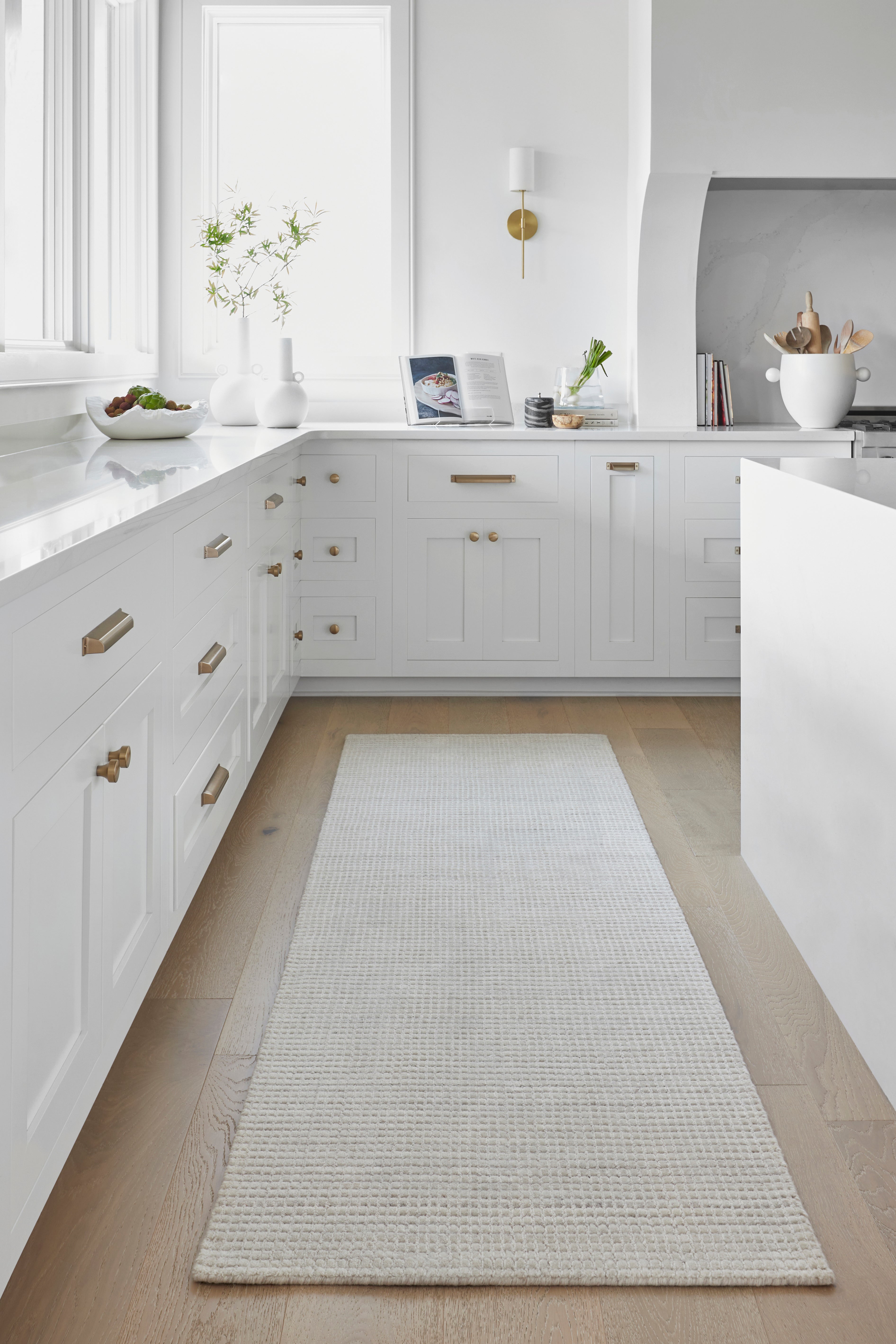 Boston Ivory Handwoven Rug RUGS - wool Surya