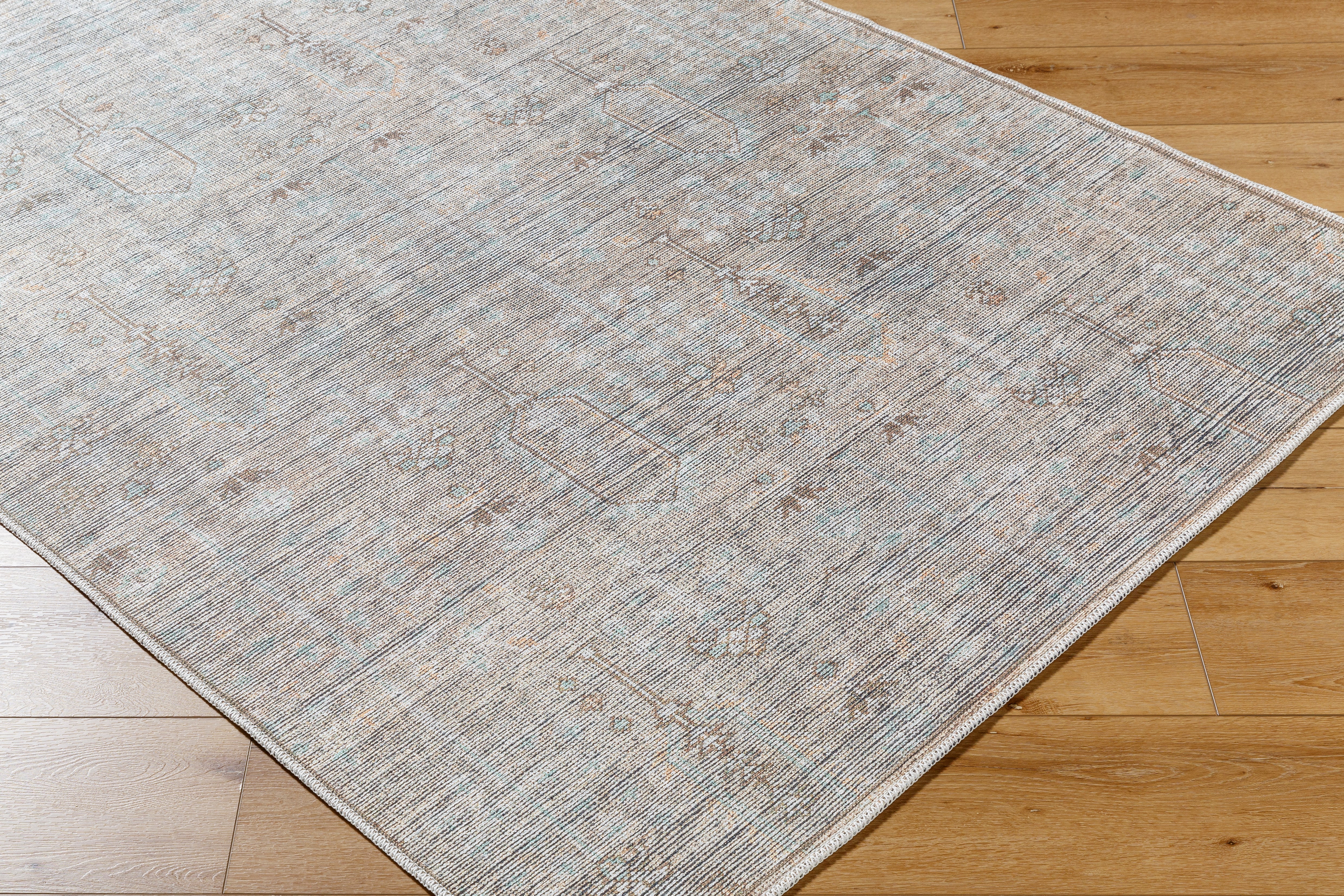 Becki Owens Darling Aqua / Sand Rug 1 - RUGS - patterned Surya