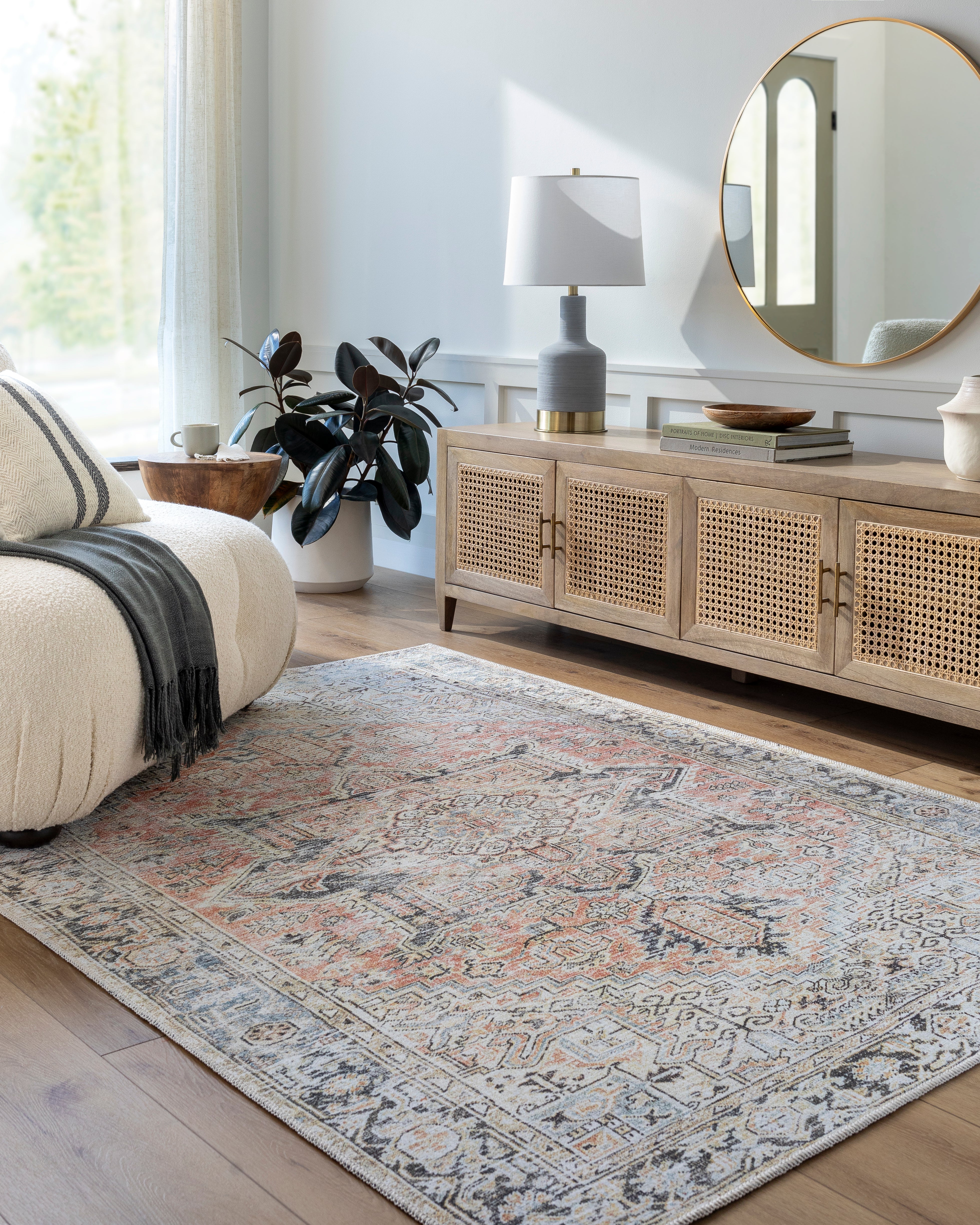 Becki Owens Darling Red / Navy Rug 1 - RUGS - patterned Surya
