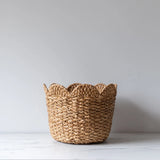 Storage Baskets with Decorative Scalloped Edge basket Creative Co-op (DYA)