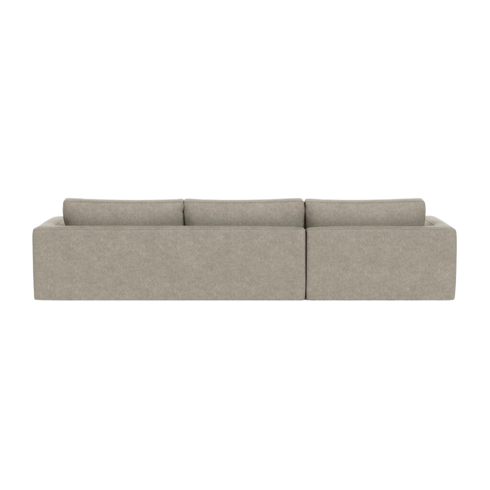 Cello Two-Piece Sectional With Chaise - Coda Concrete 2 - a - FURNITURE - sectional EQ3