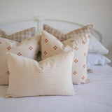Double Sided Ester Thai Pillow Cover 1 - PILLOWS - Thai - neutral Rug & Weave Pillows