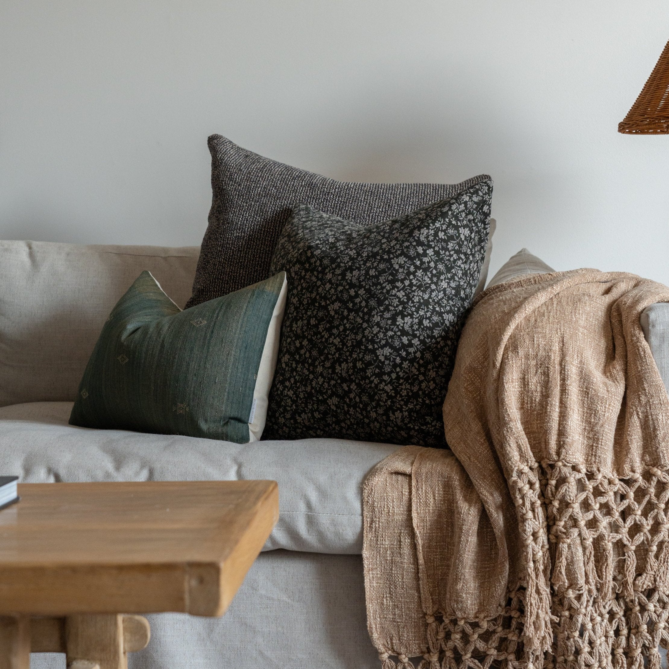 Owen Woven Pillow Cover 2 - PILLOWS - Thai - warm Rug & Weave Pillows