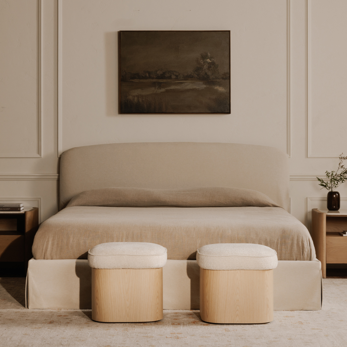 Saxon Stool 6 - FURNITURE - ottoman Moe's Furniture