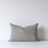 Aspen Gingham Pillow Cover 1 - PILLOWS - linen - neutral Rug & Weave Pillows