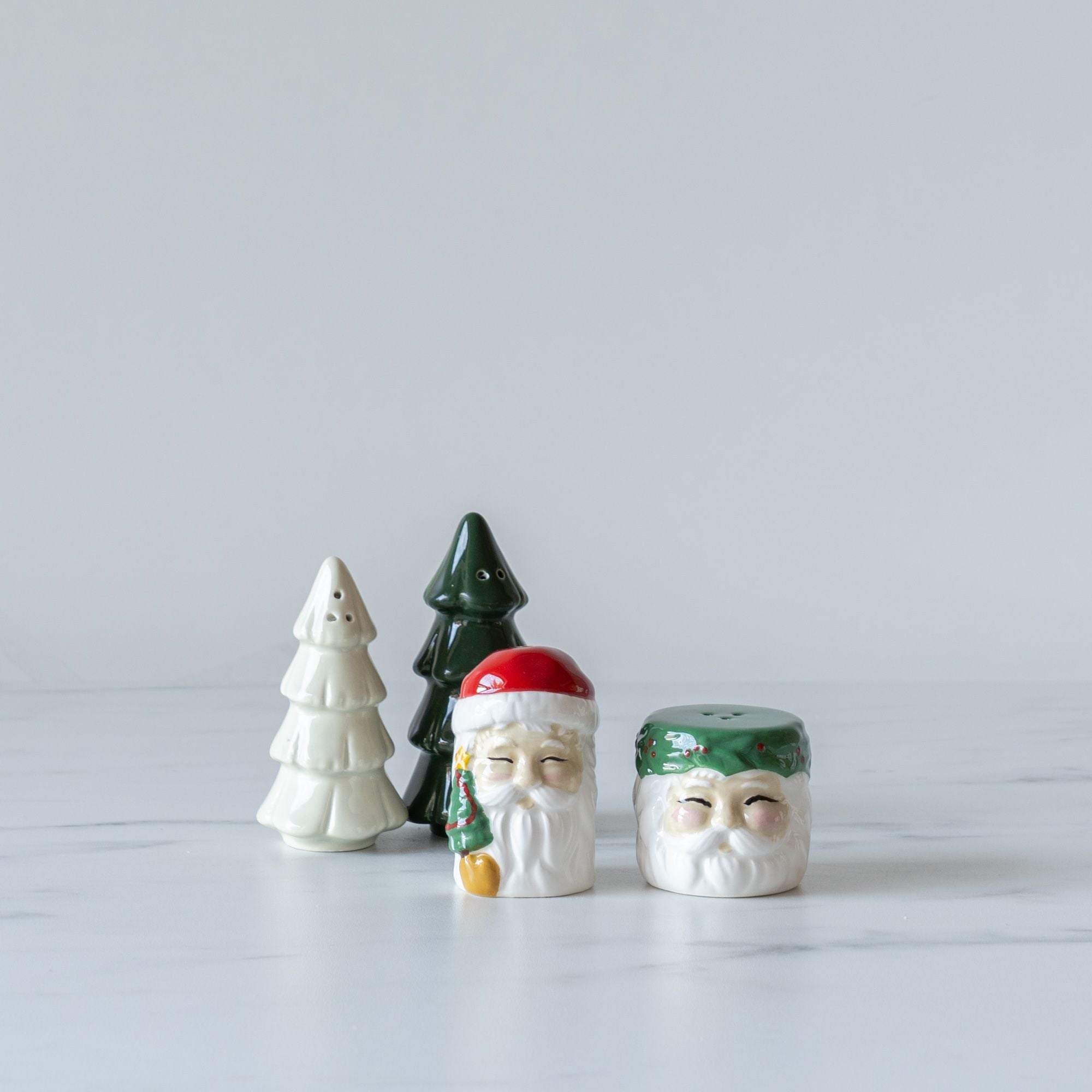 Pine Tree Salt & Pepper Shakers CHRISTMAS 2024 TAG (Design Home)